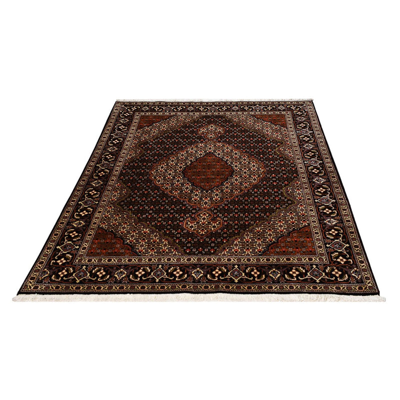 Tapis persan - Tabriz - Royal - 205 x 153 cm - marron foncé