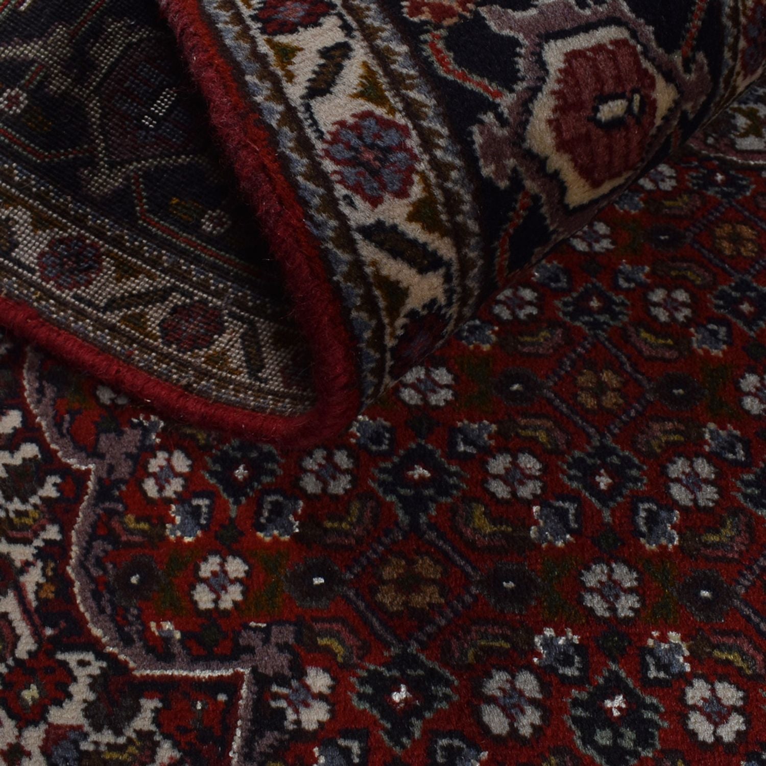 Tapis persan - Tabriz - Royal - 200 x 150 cm - rouge foncé