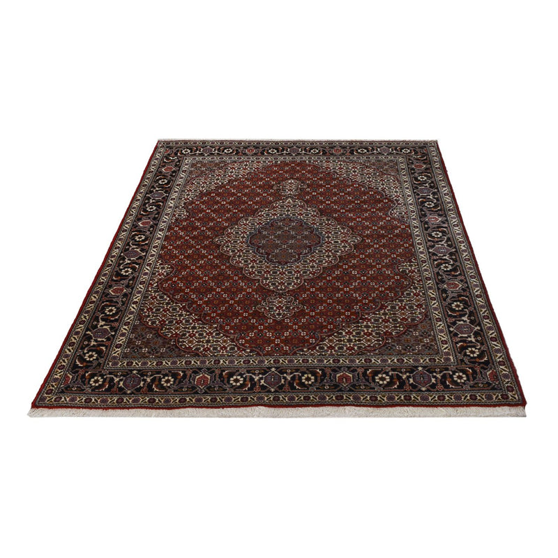 Tapis persan - Tabriz - Royal - 200 x 150 cm - rouge foncé