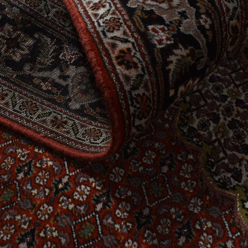 Tapis persan - Tabriz - Royal - 204 x 150 cm - rouge foncé