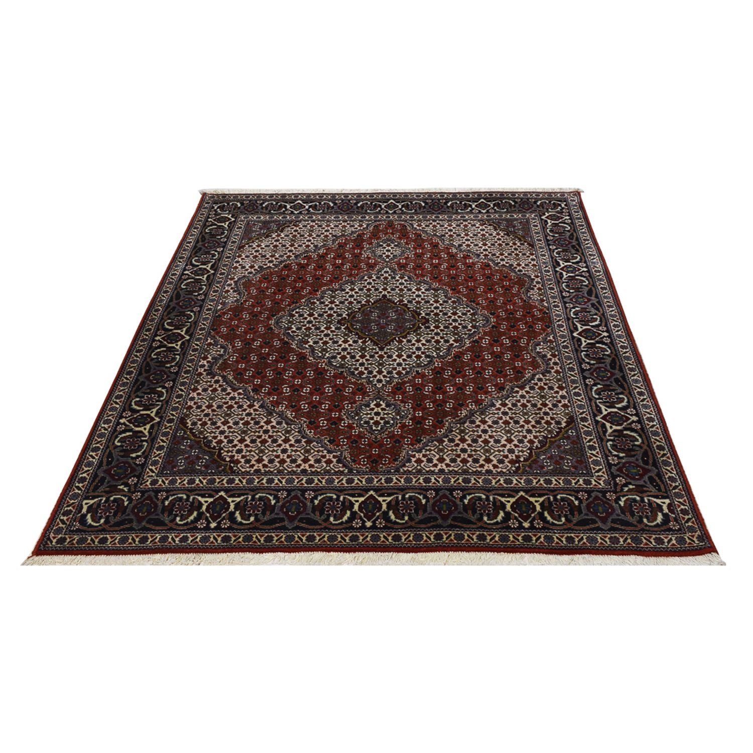 Tapis persan - Tabriz - Royal - 200 x 154 cm - rouge