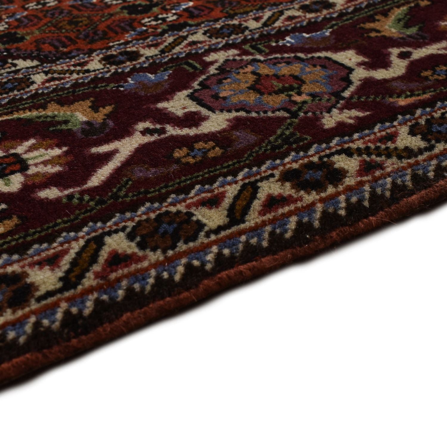 Tapis persan - Tabriz - Royal - 200 x 155 cm - rouge foncé