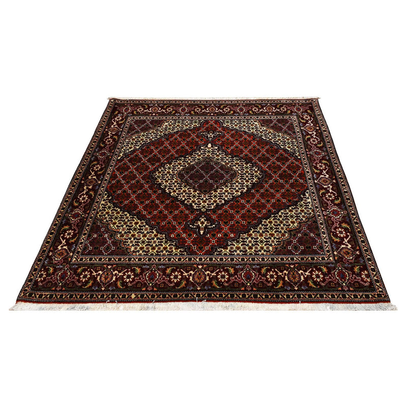 Tapis persan - Tabriz - Royal - 200 x 155 cm - rouge foncé