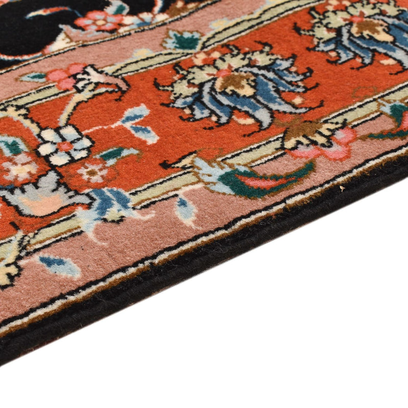 Tapis persan - Tabriz - Royal - 150 x 102 cm - bleu foncé