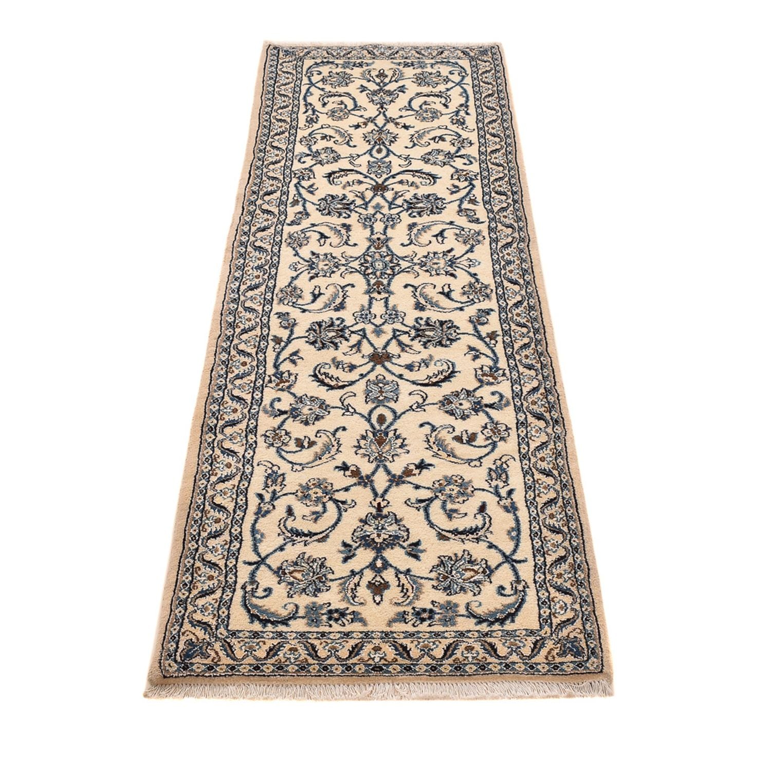 Läufer Perser - Nain - Royal - 209 x 64 cm - creme