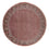 Tapis persan - Bidjar ronde  - 300 x 300 cm - rouille