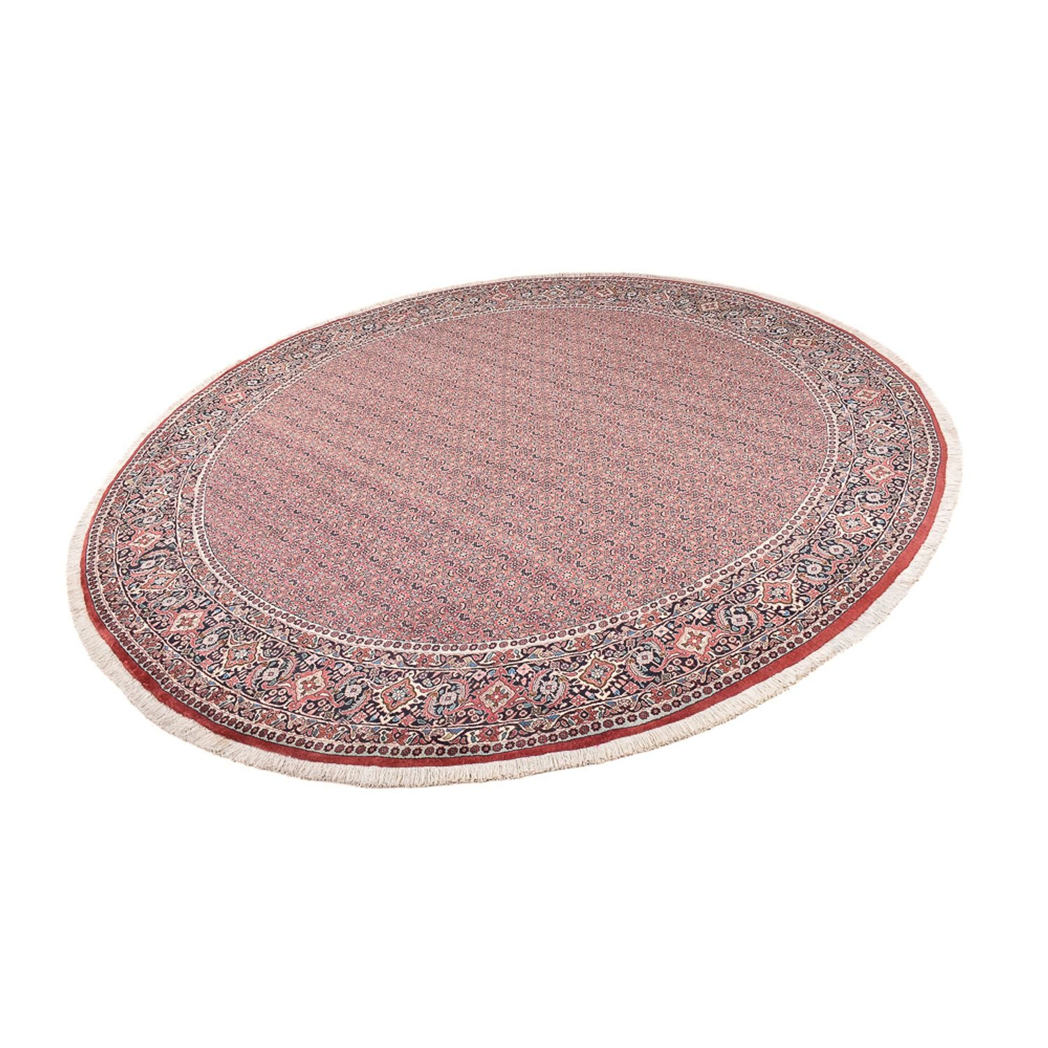 Tapis persan - Bidjar ronde  - 300 x 300 cm - rouille