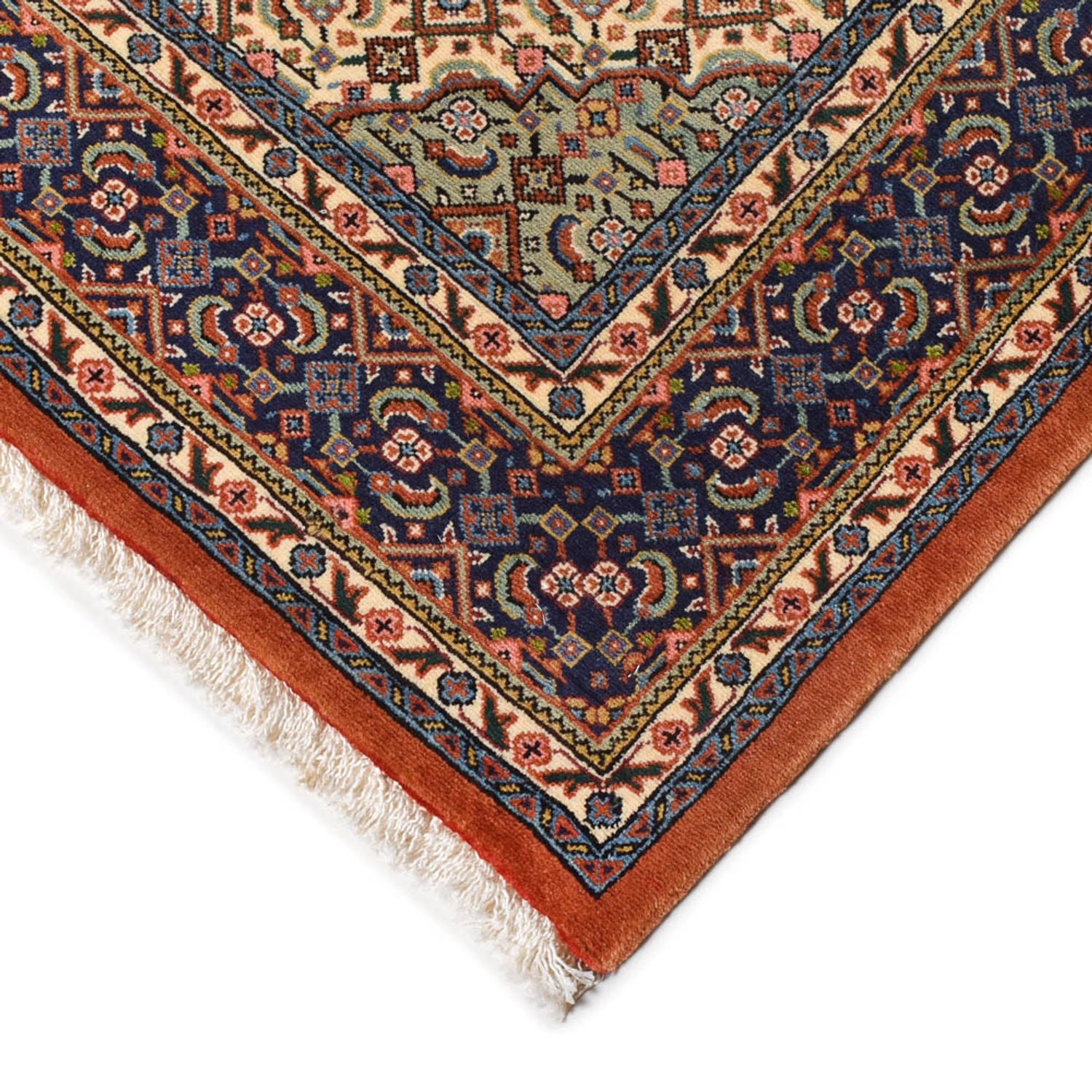 Tapis persan - Nomadic - 210 x 133 cm - marron