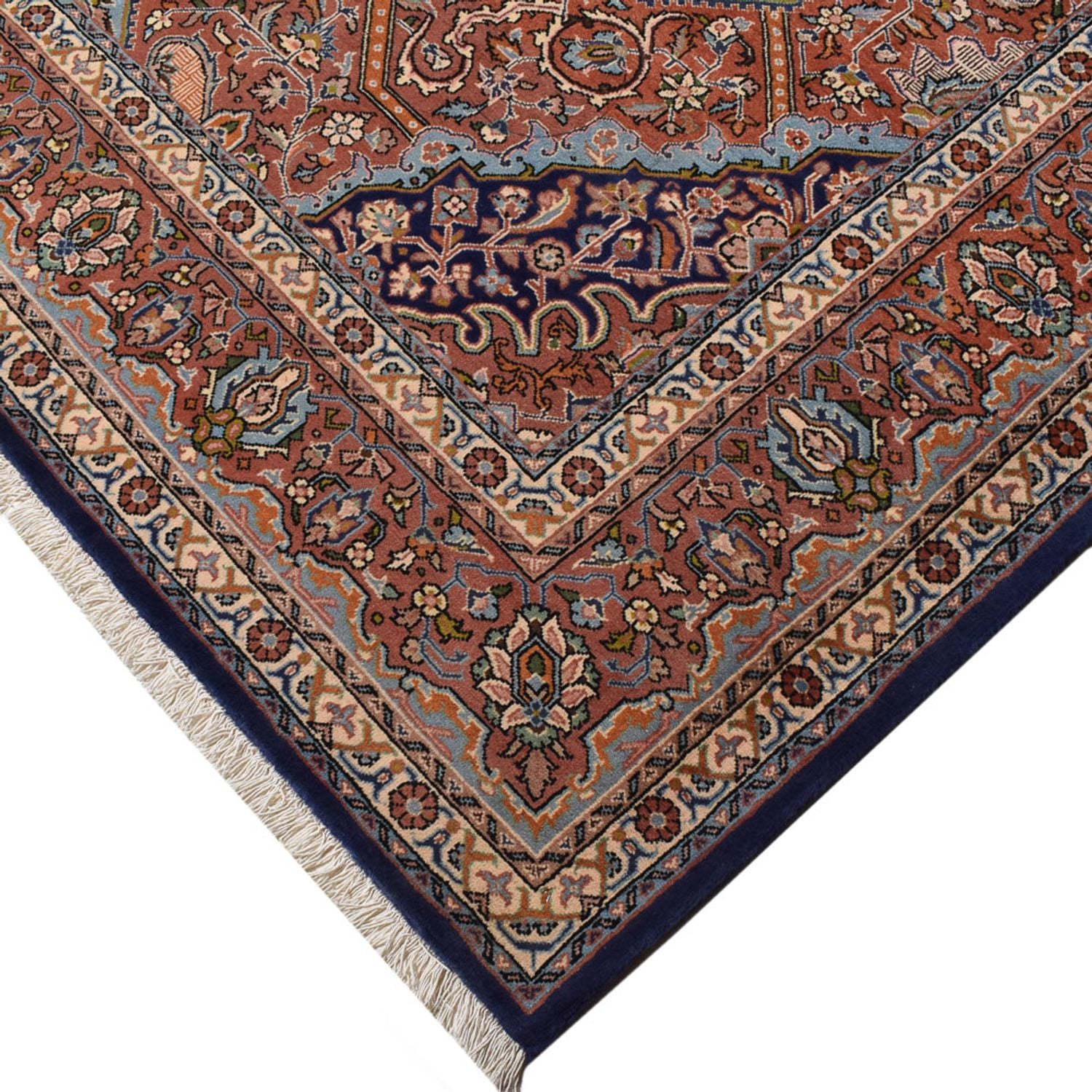 Tapis persan - Keshan - 305 x 215 cm - rouille