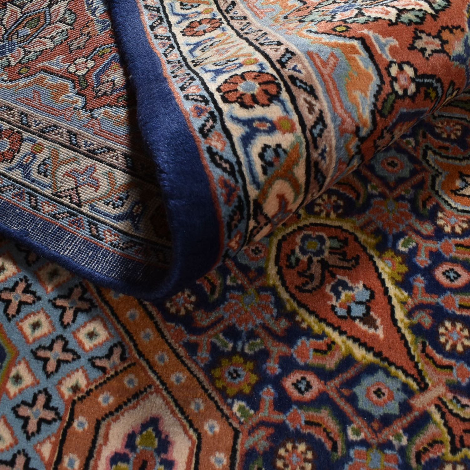 Tapis persan - Keshan - 305 x 215 cm - rouille