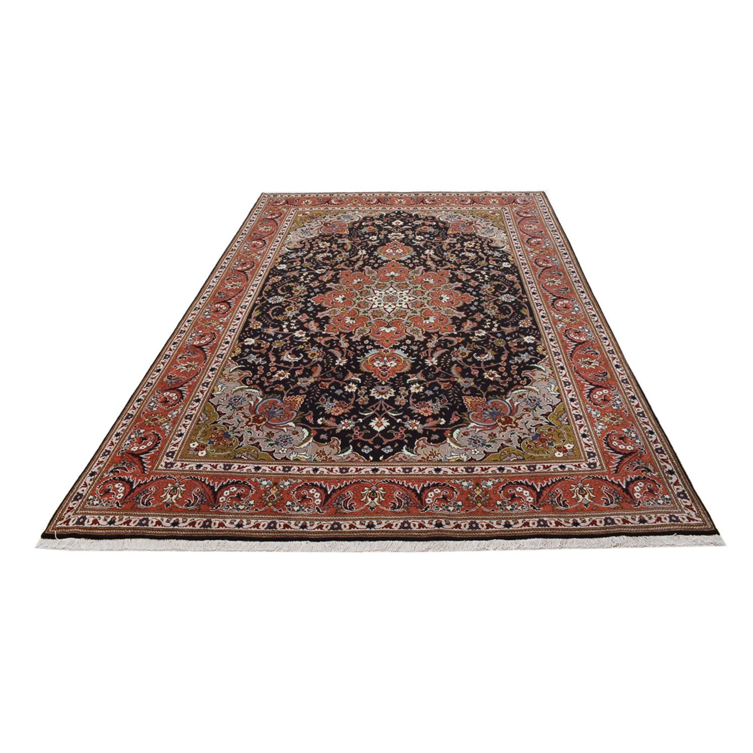 Tapis persan - Tabriz - Royal - 305 x 203 cm - anthracite