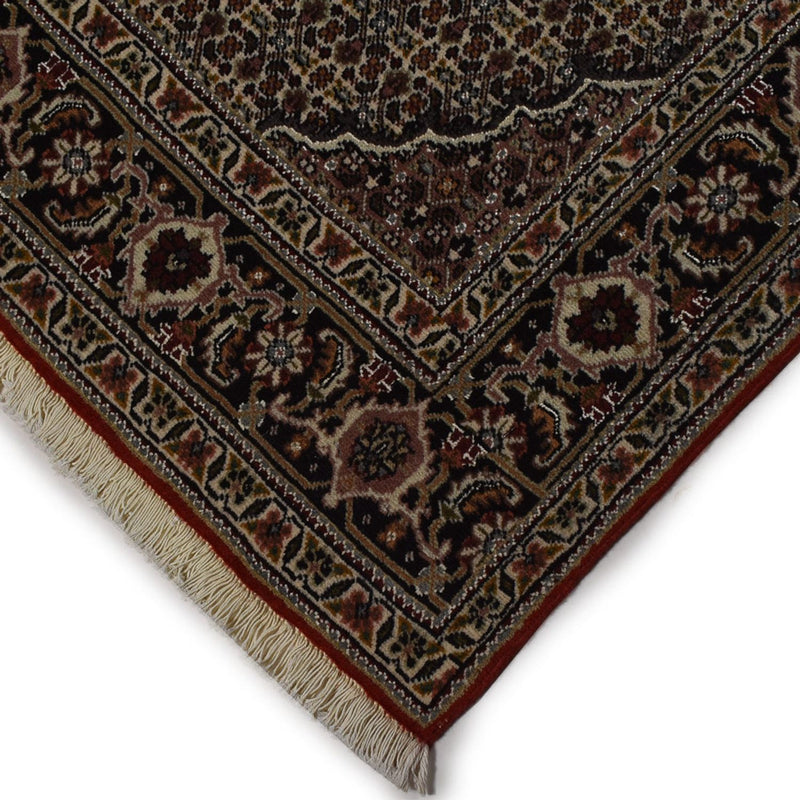 Tapis persan - Tabriz - Royal - 202 x 154 cm - rouge foncé