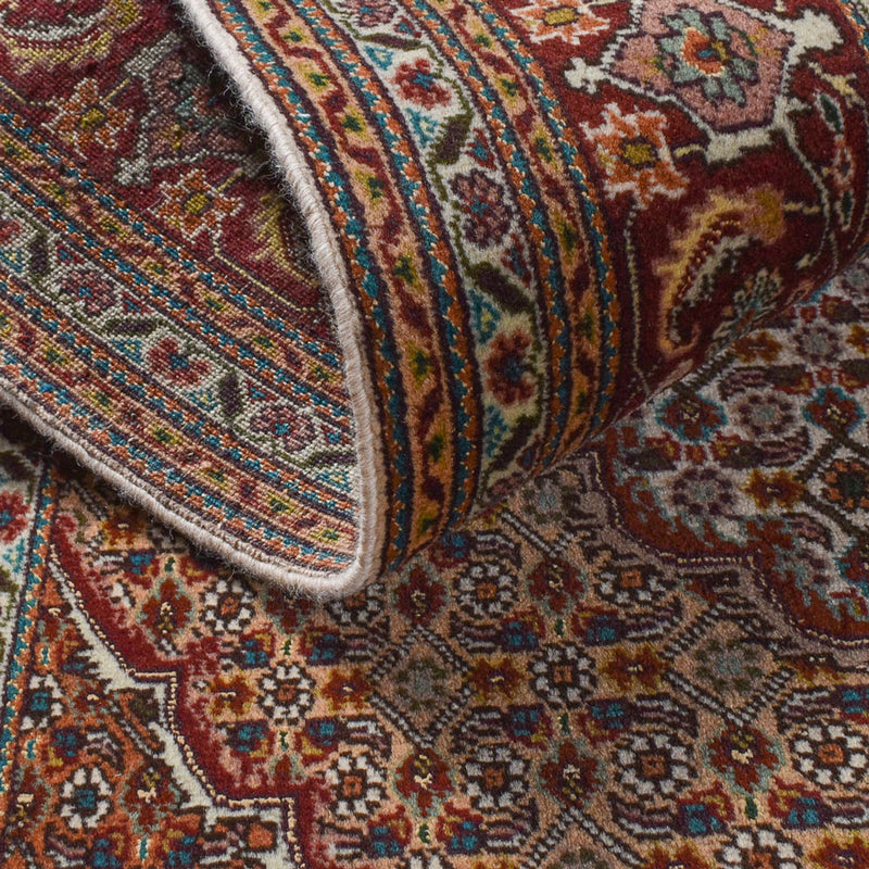 Tapis persan - Tabriz - Royal - 198 x 156 cm - marron foncé