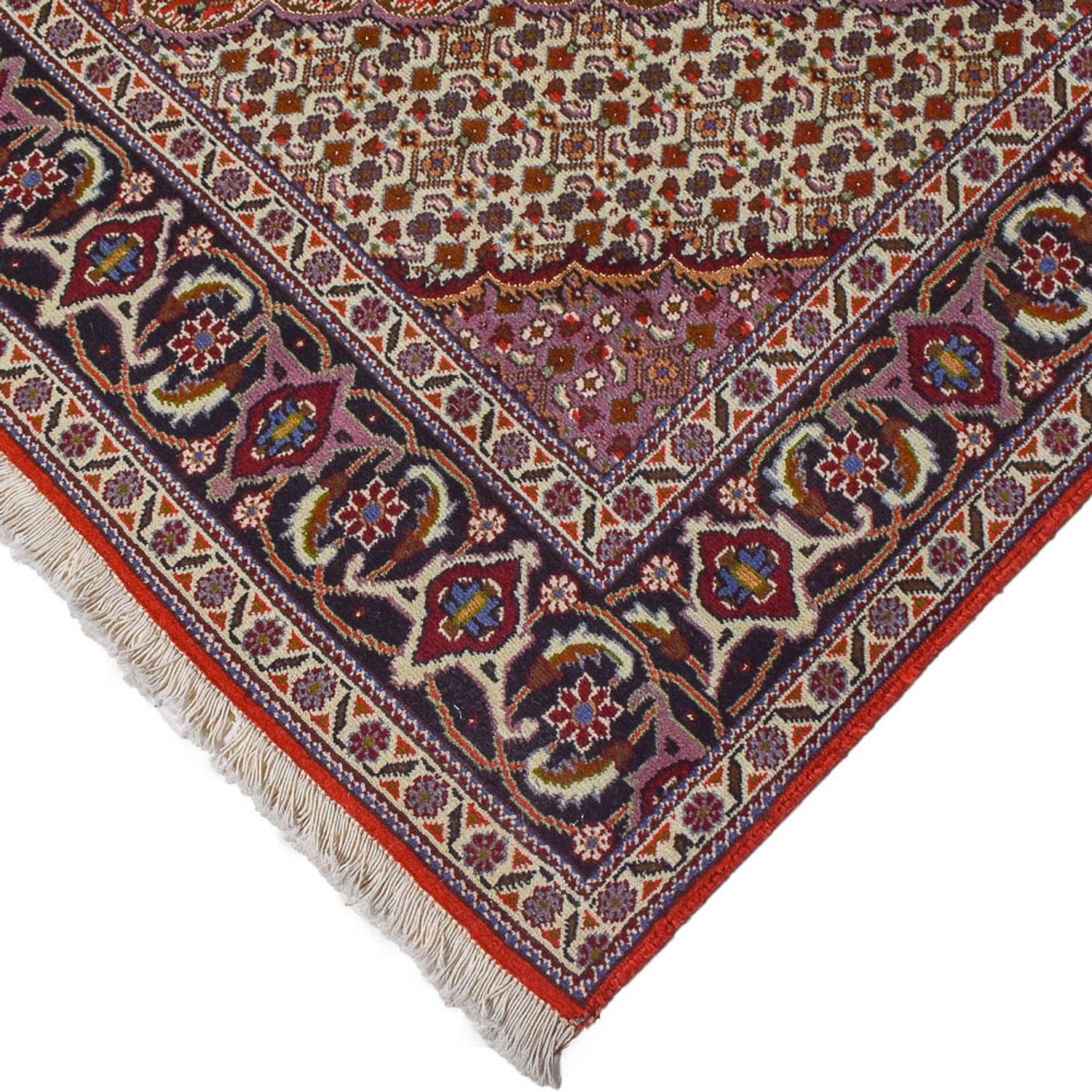 Tapis persan - Tabriz - Royal - 201 x 151 cm - rouge
