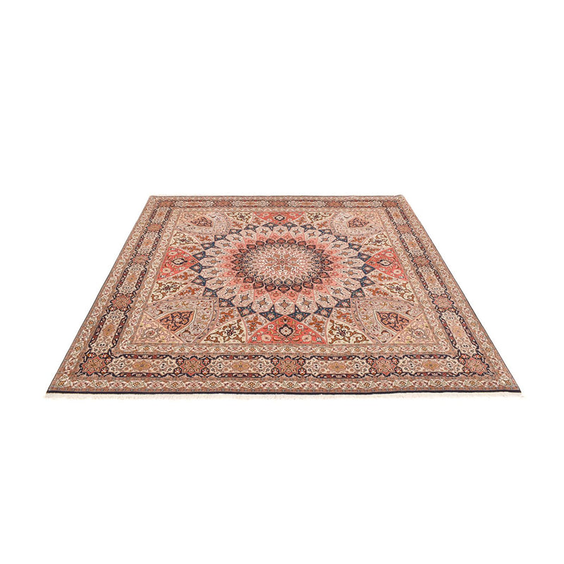 Tapis persan - Tabriz - Royal carré  - 252 x 248 cm - beige foncé