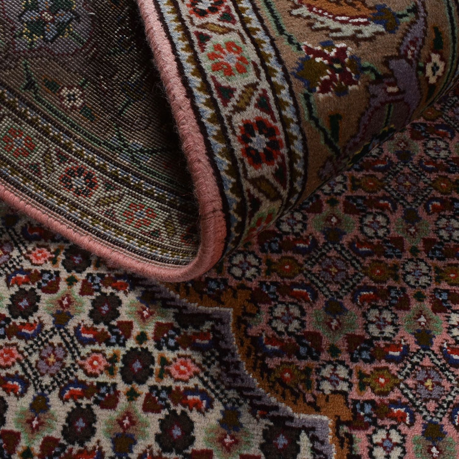 Tapis persan - Tabriz - Royal - 190 x 155 cm - rouge clair