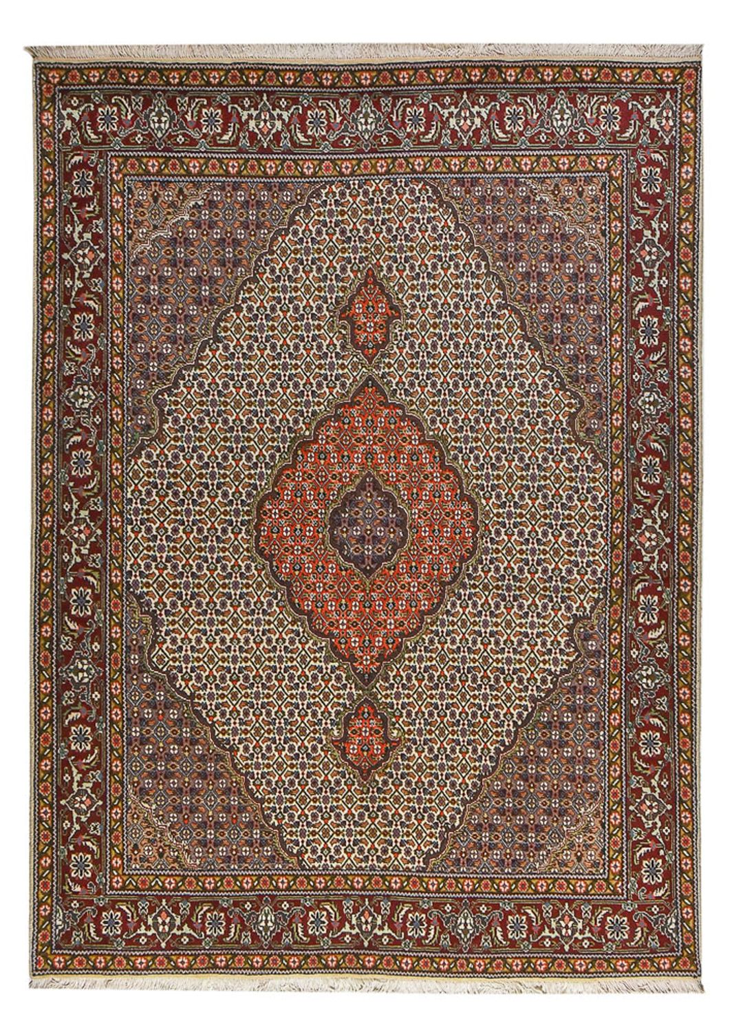 Perserteppich - Täbriz - Royal - 210 x 153 cm - sand