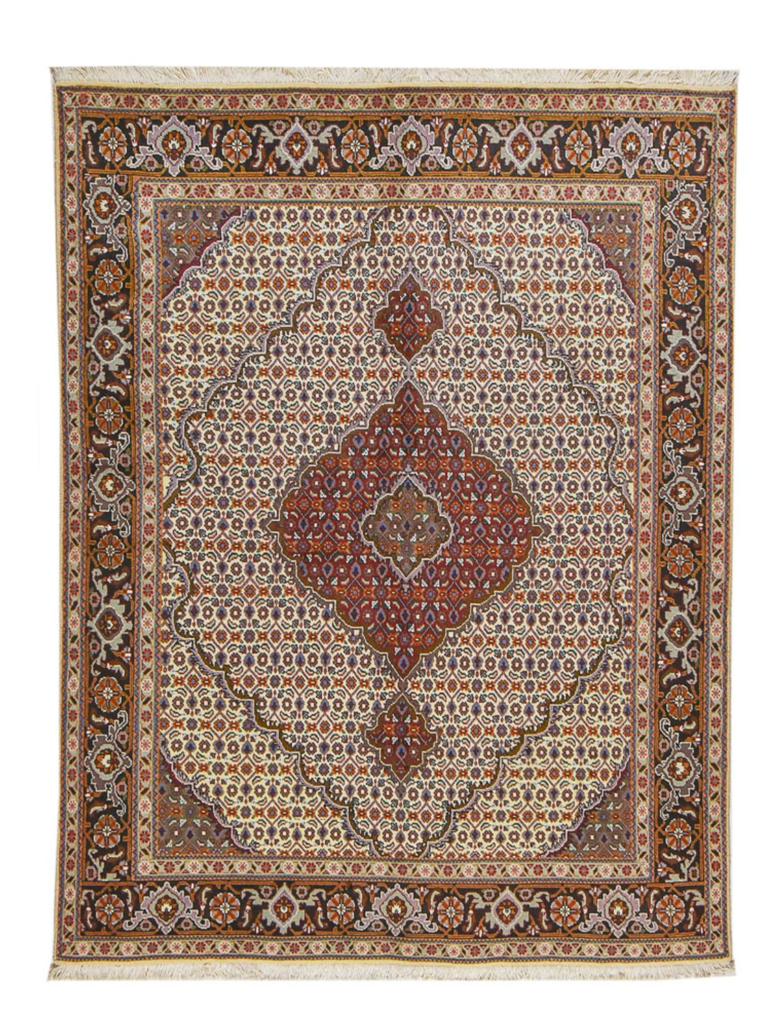 Perserteppich - Täbriz - Royal - 202 x 152 cm - sand