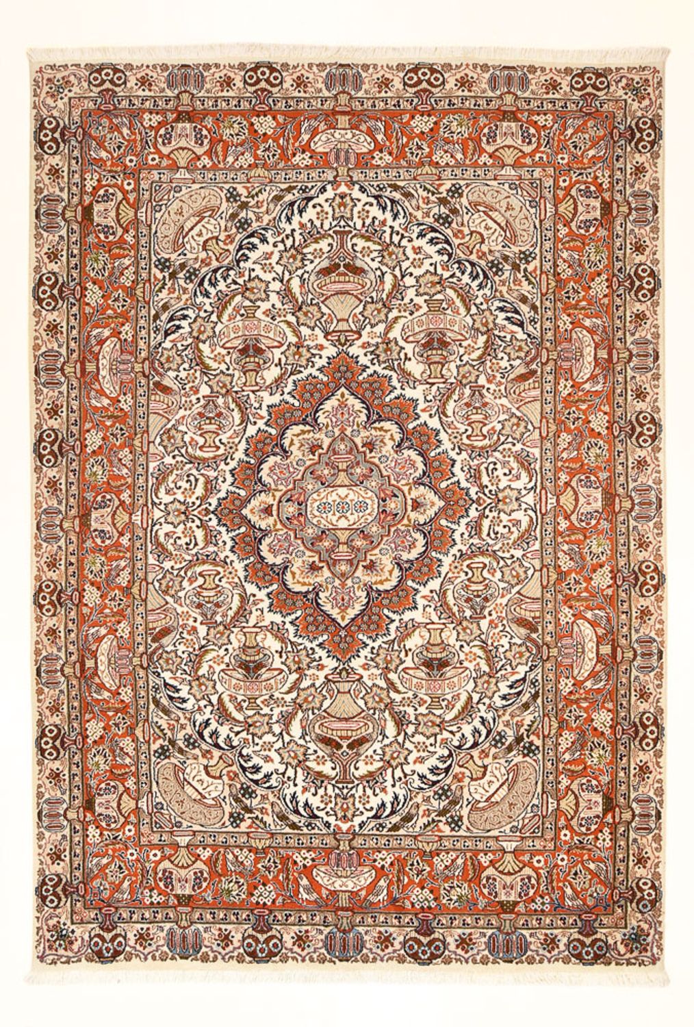 Tapis persan - Classique - 297 x 207 cm - rouille
