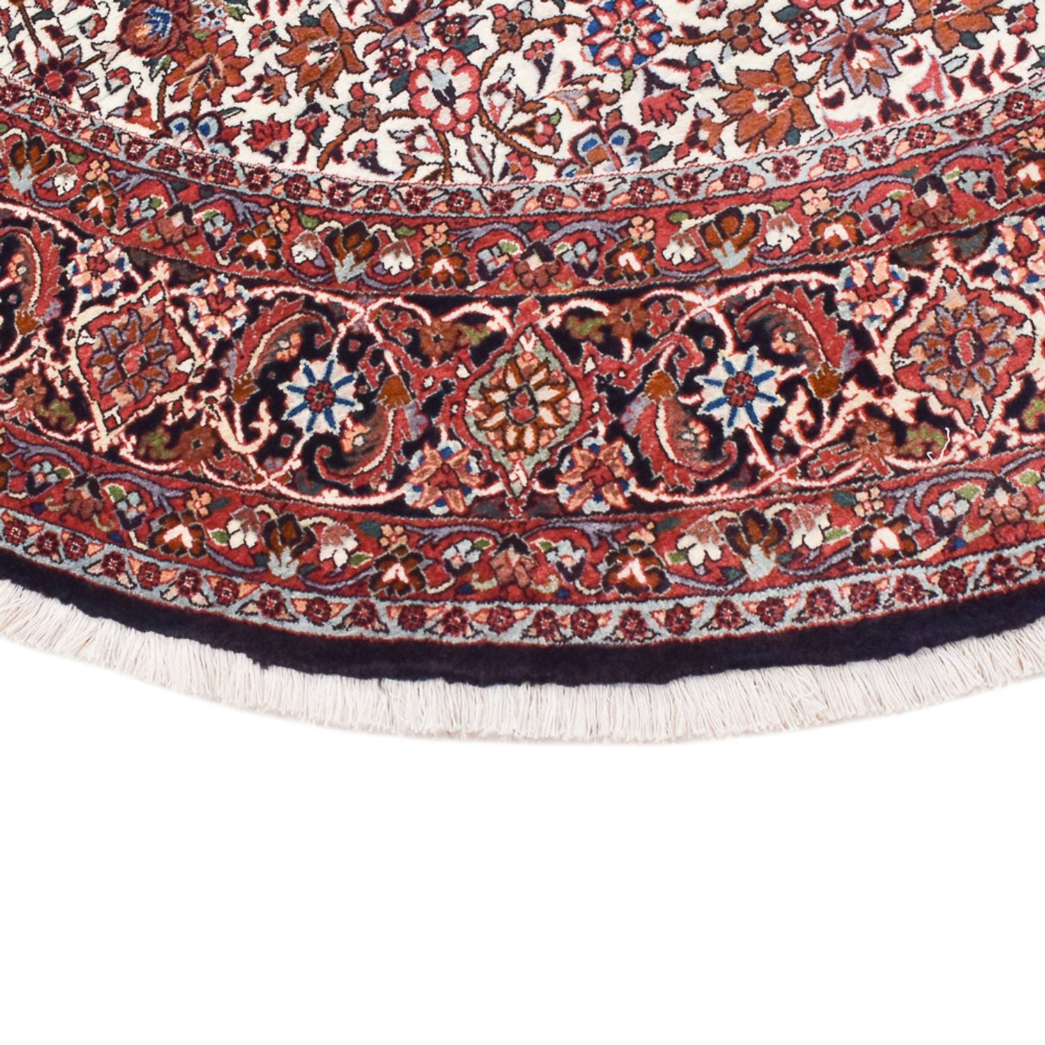 Perserteppich - Bidjar rund  - 255 x 255 cm - hellrot