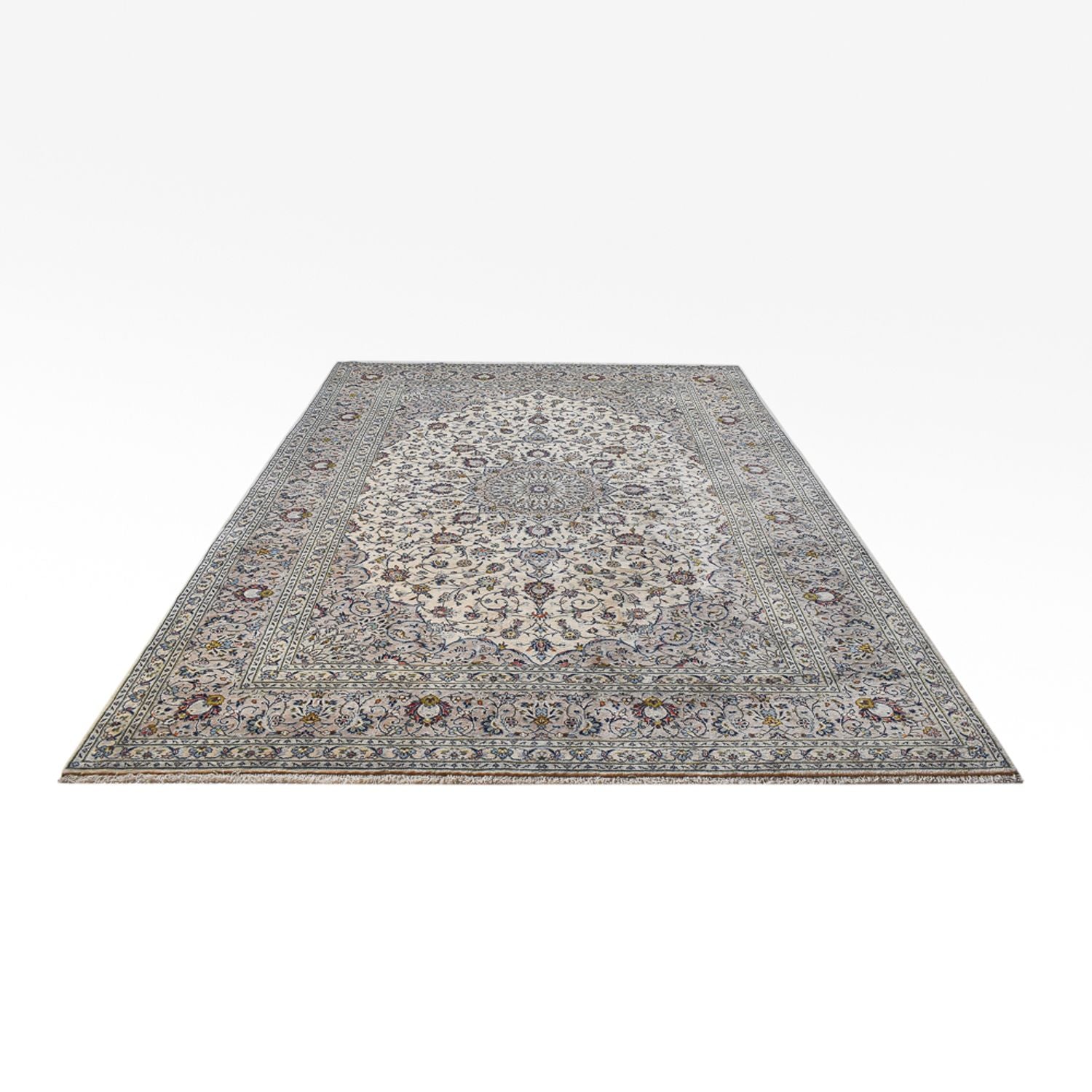 Tapis persan - Classique - Royal - 360 x 252 cm - gris
