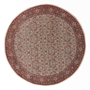Tapis persan - Bidjar ronde  - 300 x 300 cm - rouille