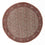 Tapis persan - Bidjar ronde  - 300 x 300 cm - rouille