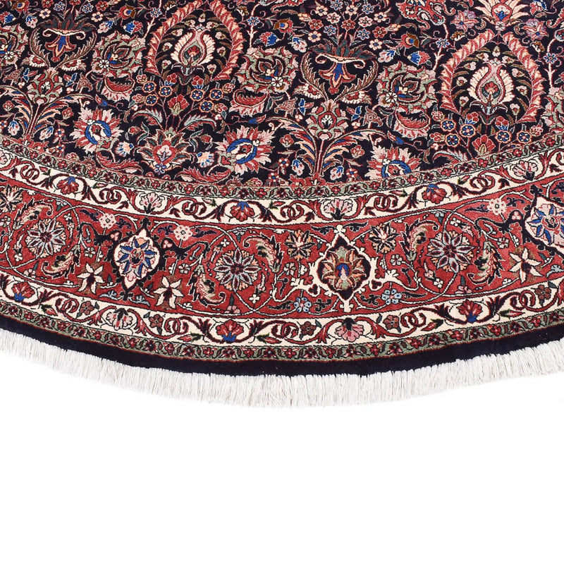 Tapis persan - Bidjar ronde  - 300 x 300 cm - rouge foncé