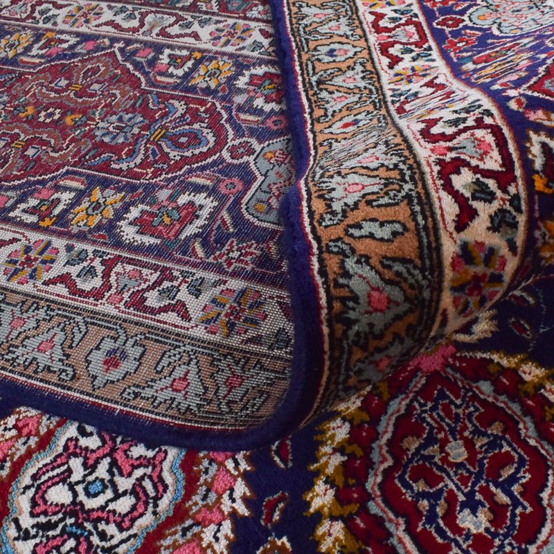 Tapis persan - Tabriz - Royal - 400 x 297 cm - bleu foncé