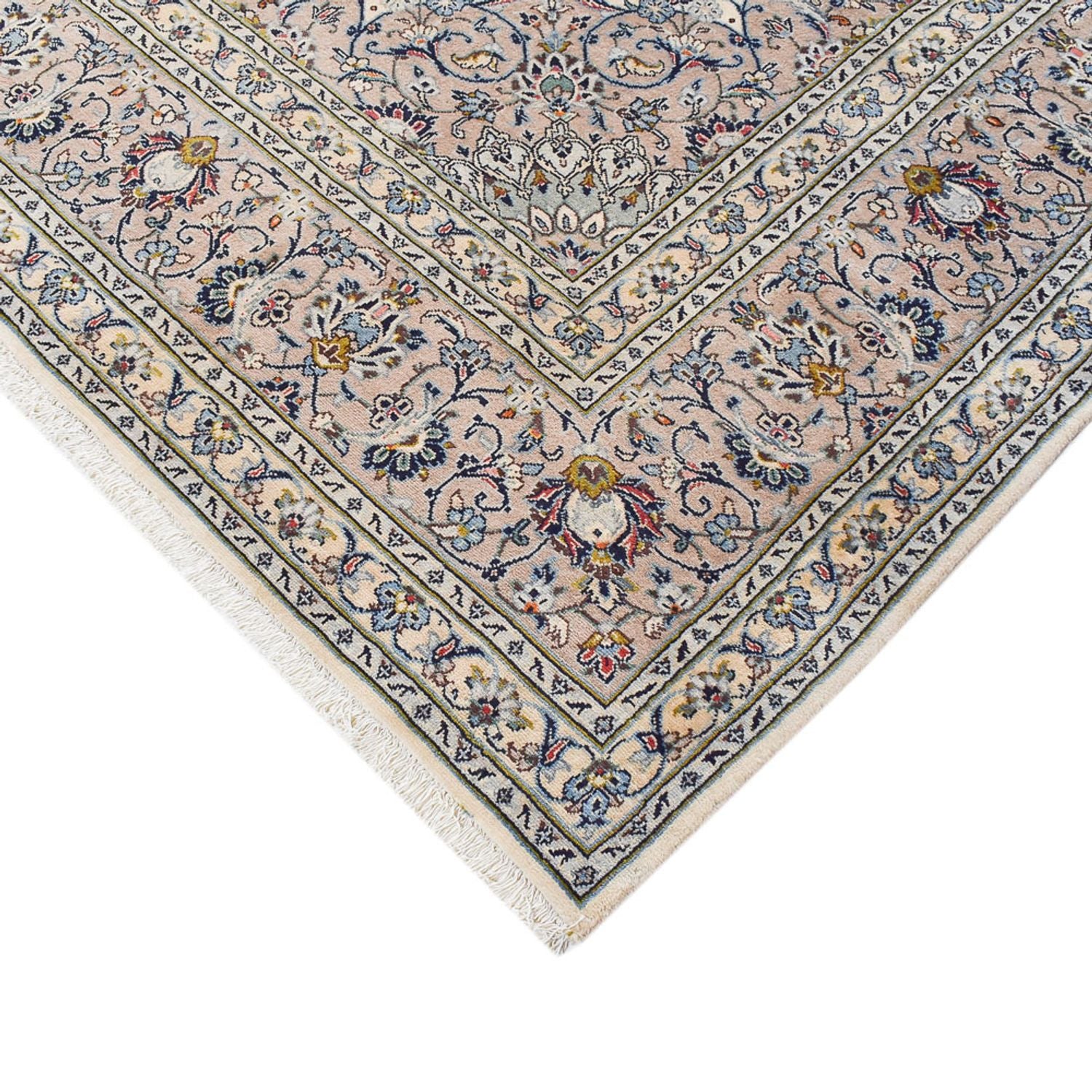 Perserteppich - Keshan - Royal - 352 x 245 cm - grau
