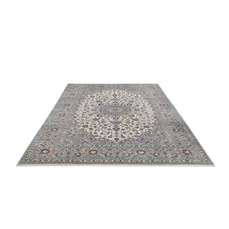 Tapis persan - Keshan - Royal - 340 x 250 cm - gris