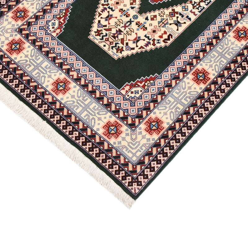 Tapis de couloir Tapis persan - Tabriz - Royal - 202 x 74 cm - bleu foncé