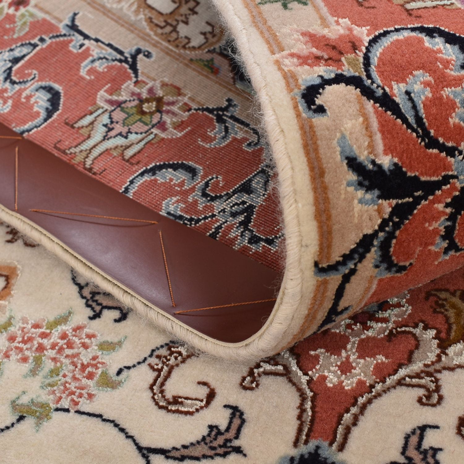 Tapis de couloir Tapis persan - Tabriz - Royal - 404 x 89 cm - multicolore