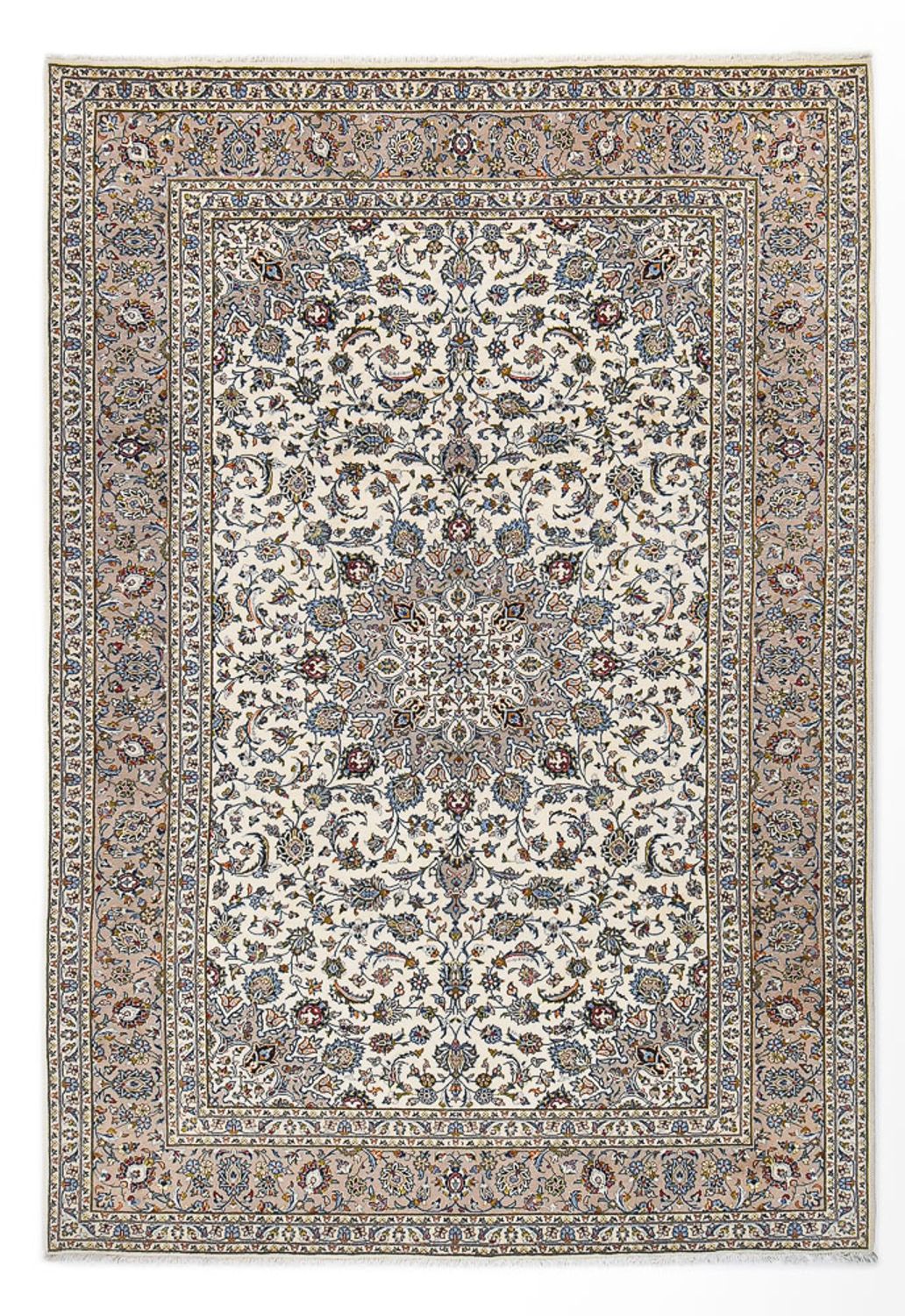 Tapis persan - Keshan - Royal - 360 x 250 cm - gris