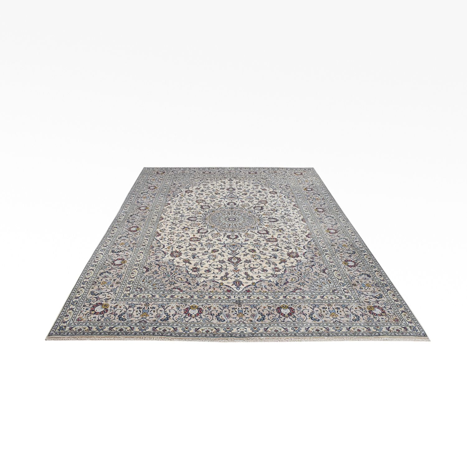 Tapis persan - Keshan - Royal - 354 x 245 cm - gris