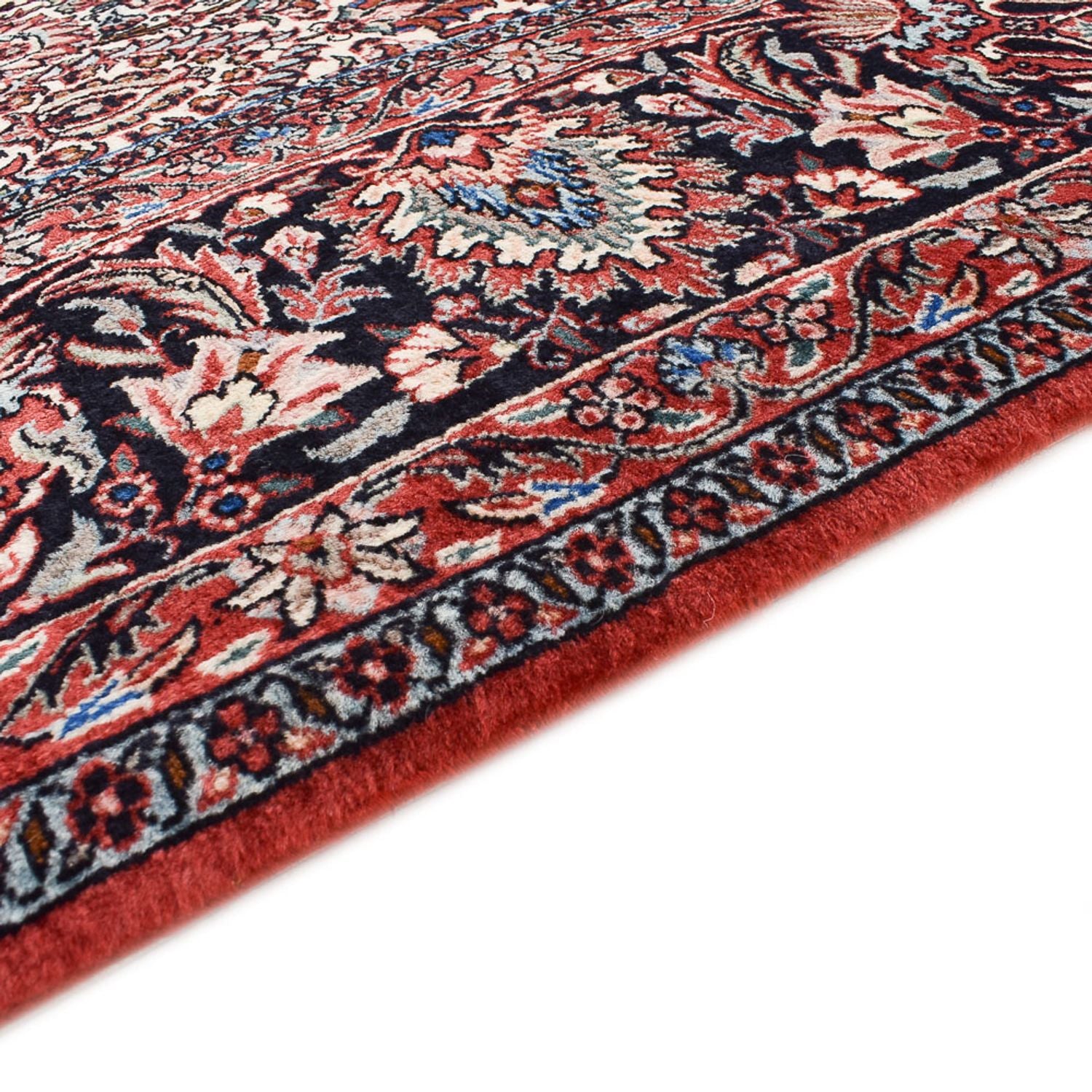 Tapis persan - Bidjar - 340 x 258 cm - rouge clair