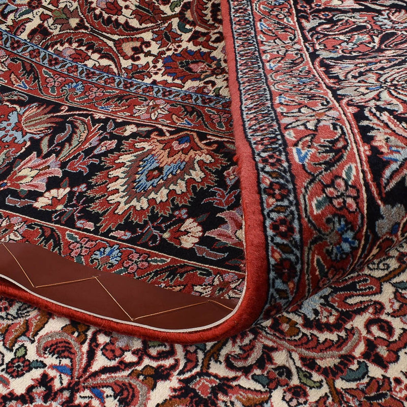 Tapis persan - Bidjar - 340 x 258 cm - rouge clair