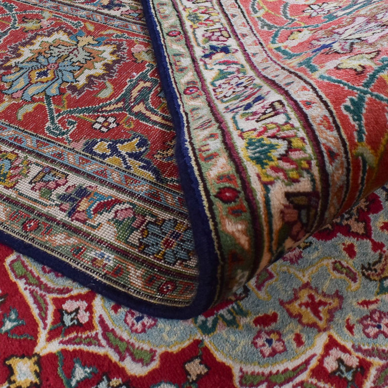 Tapis persan - Tabriz - Royal - 402 x 303 cm - bleu foncé
