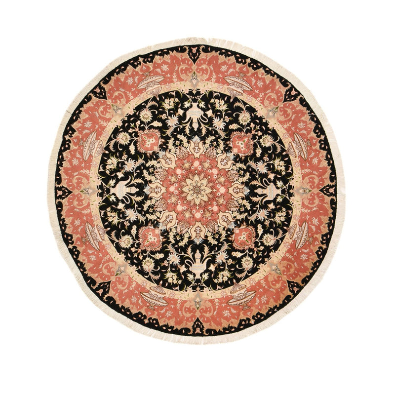 Tapis persan - Tabriz - Premium ronde  - 200 x 200 cm - multicolore