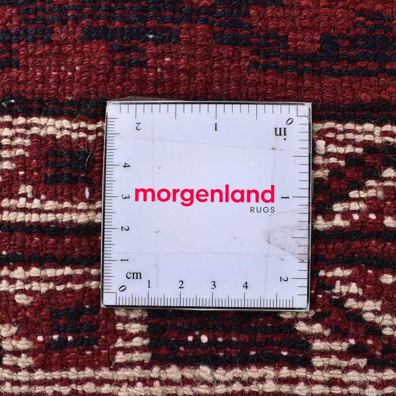 Tapis Gabbeh - Loribaft Persan - 302 x 222 cm - rouge bordeaux