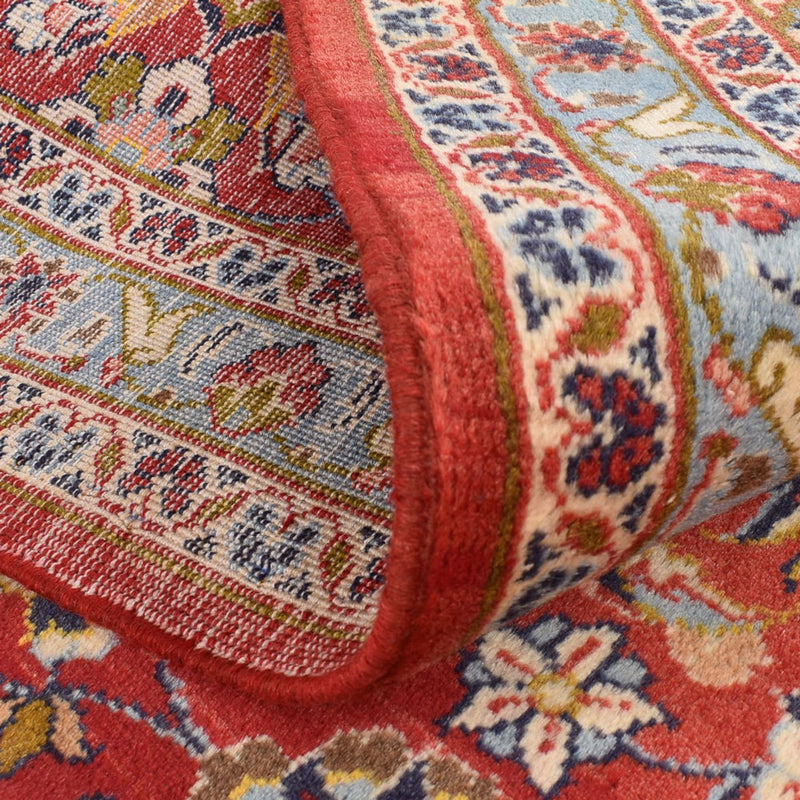 Tapis de couloir Tapis persan - Keshan - 392 x 110 cm - rouge