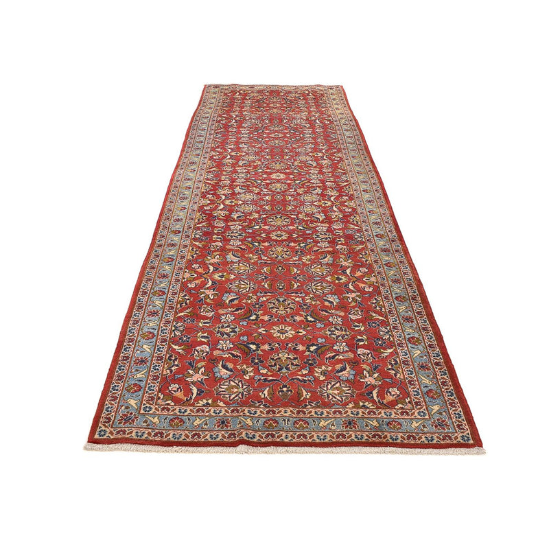 Tapis de couloir Tapis persan - Keshan - 392 x 110 cm - rouge