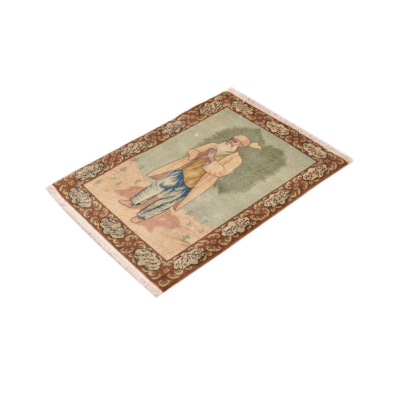 Tapis persan - Tabriz - Royal - 73 x 56 cm - multicolore