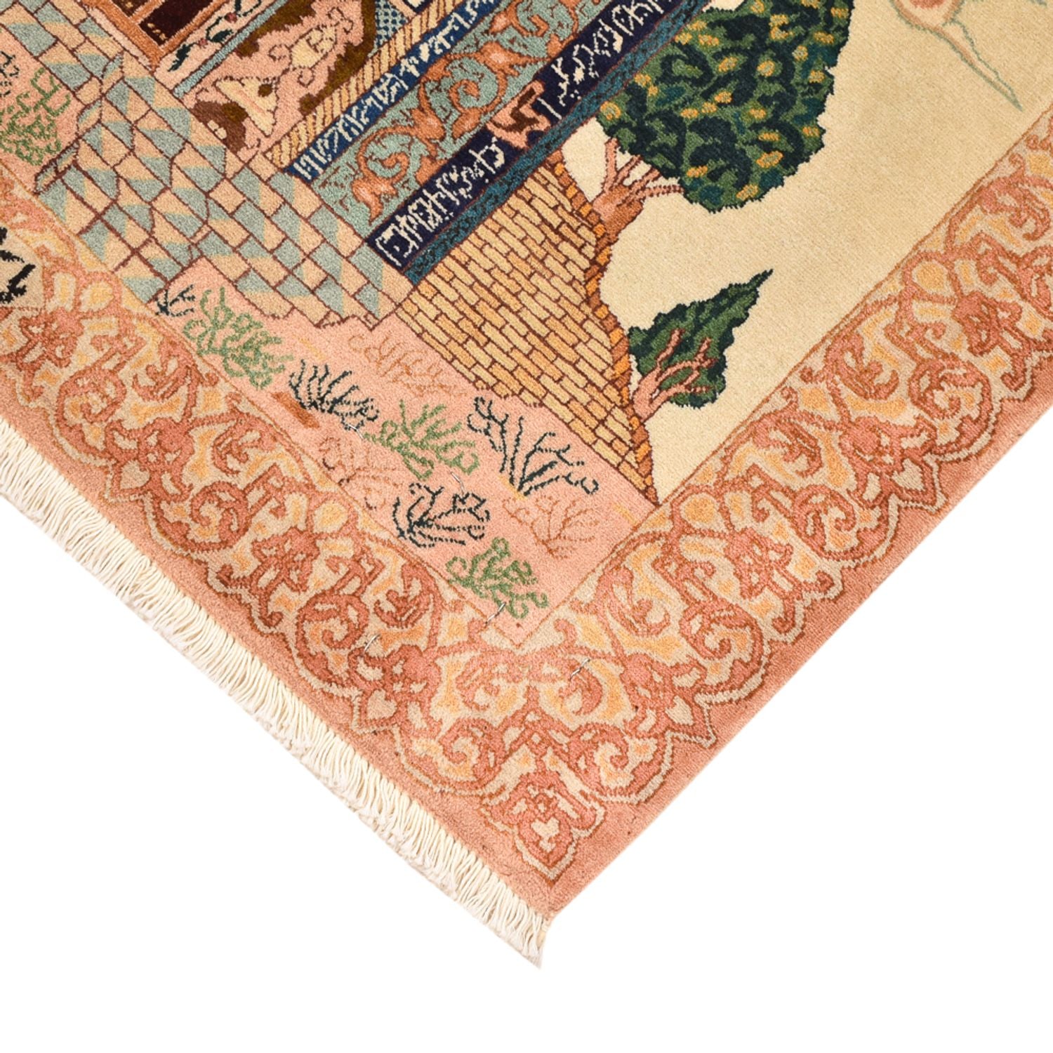 Tapis persan - Tabriz - Royal - 83 x 72 cm - multicolore