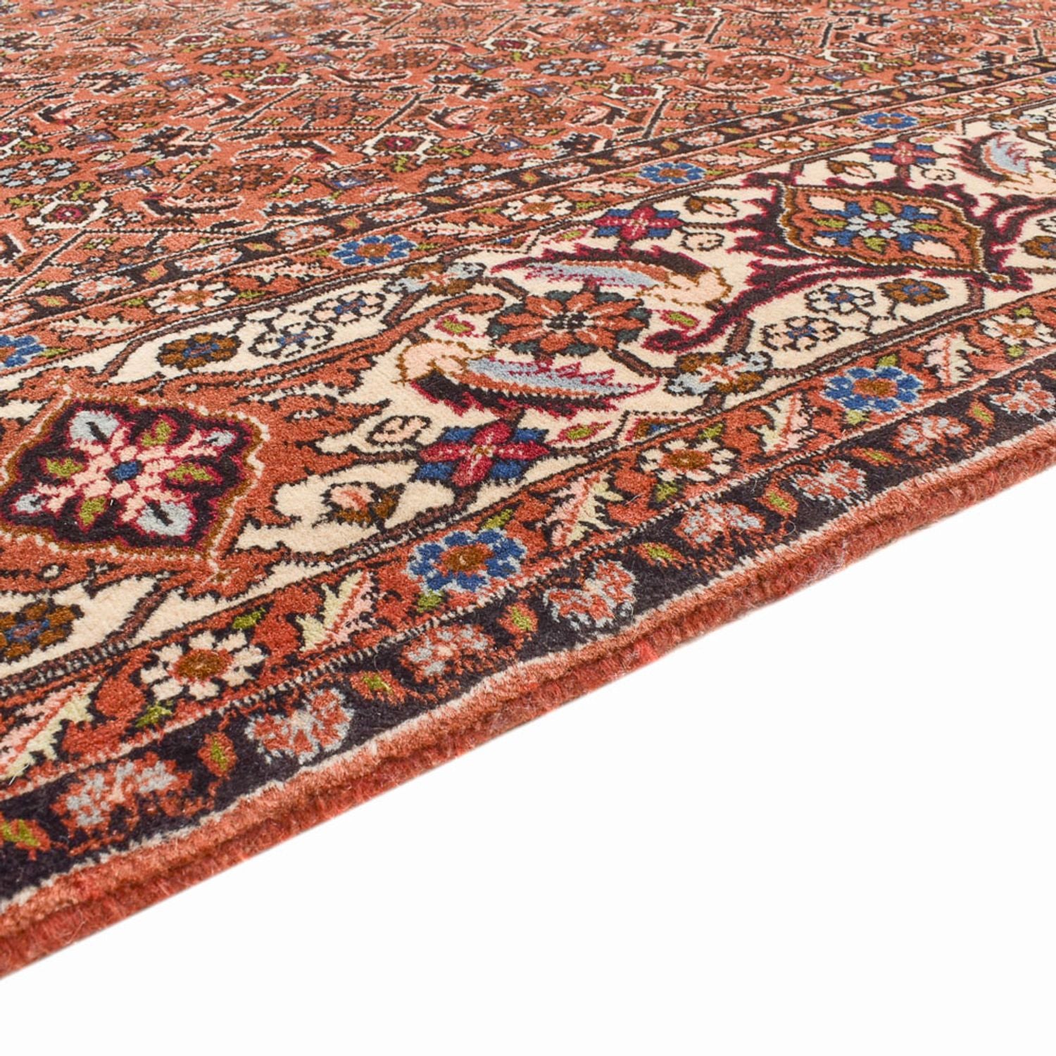 Tapis de couloir Tapis persan - Bidjar - 392 x 200 cm - rouille
