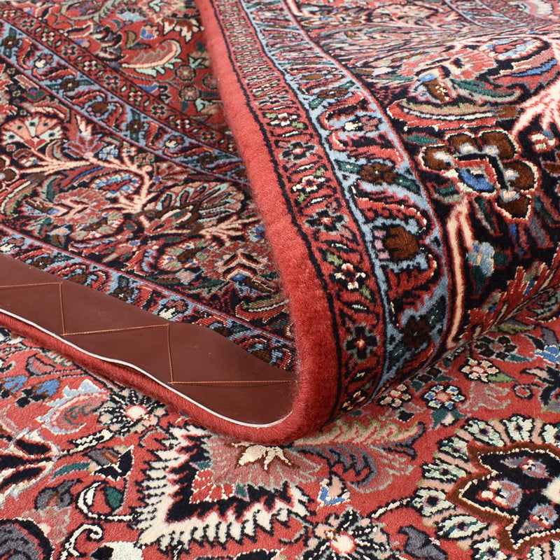 Tapis persan - Bidjar - 302 x 201 cm - rouge clair