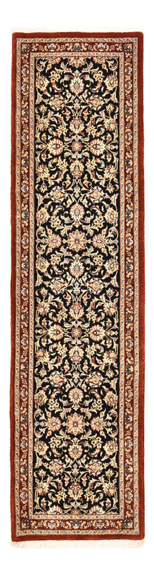 Tapis de couloir Tapis persan - Ghom - Royal - 201 x 54 cm - beige foncé