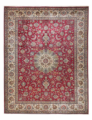 Tapis persan - Tabriz - Royal - 418 x 318 cm - rouge