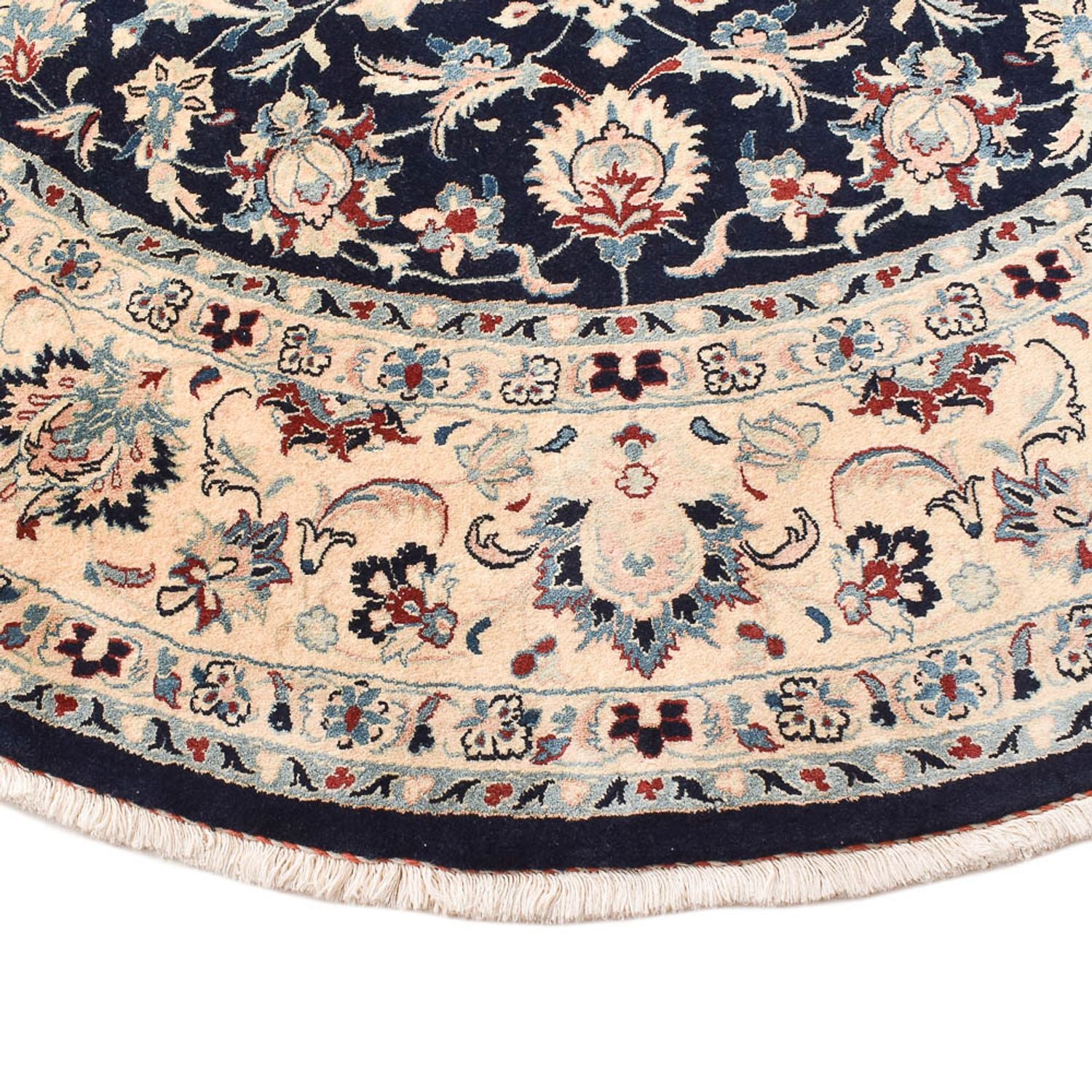 Tapis persan - Classique - 240 x 240 cm - bleu foncé