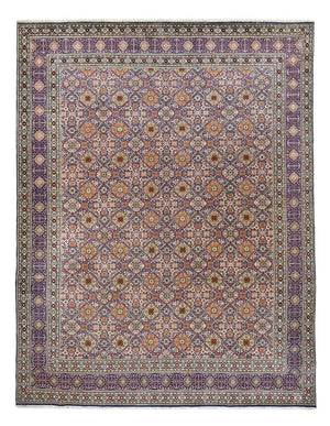 Tapis persan - Tabriz - Royal - 400 x 312 cm - marron clair